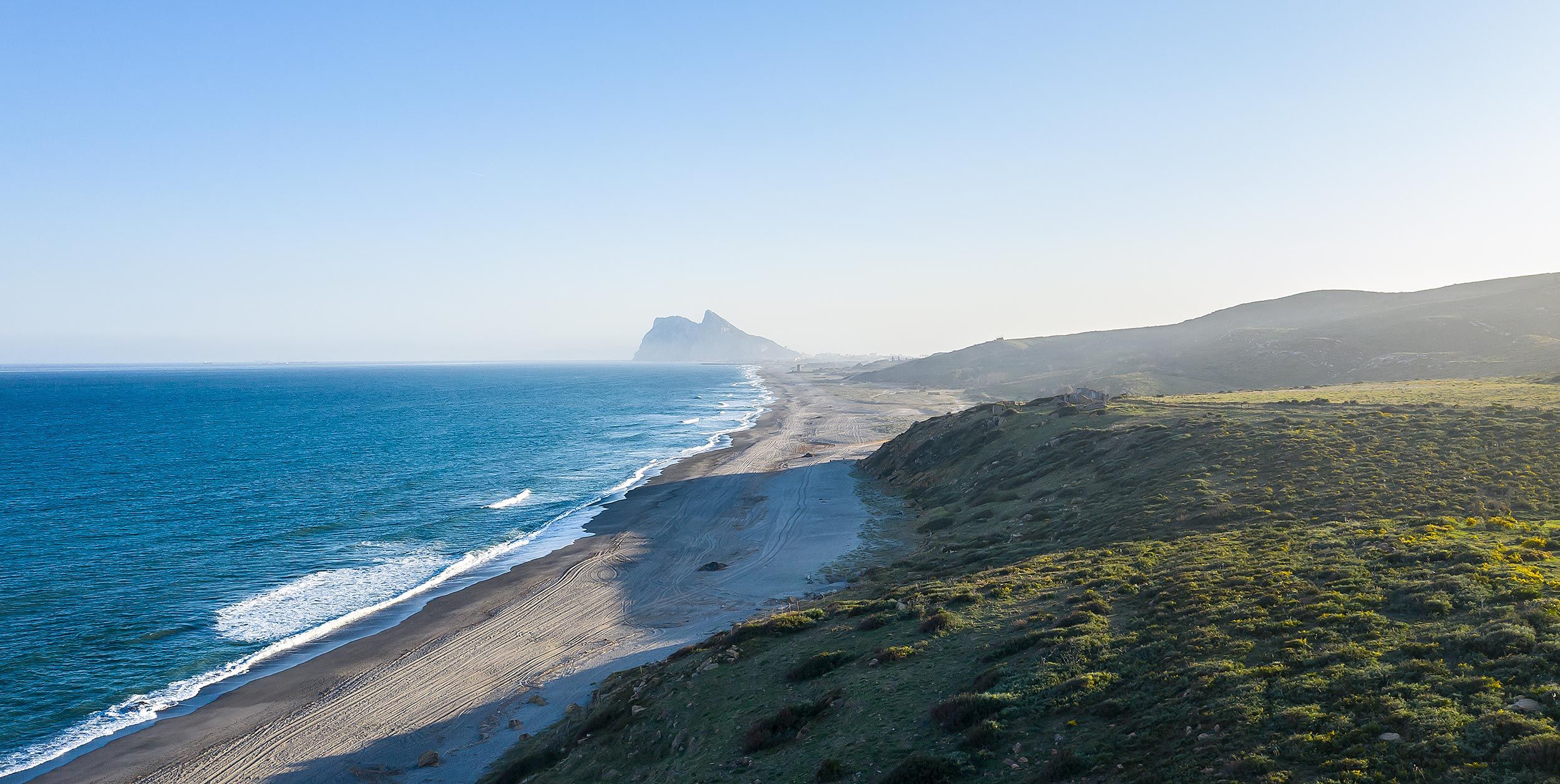 Küste mit Blick auf Gibraltar
